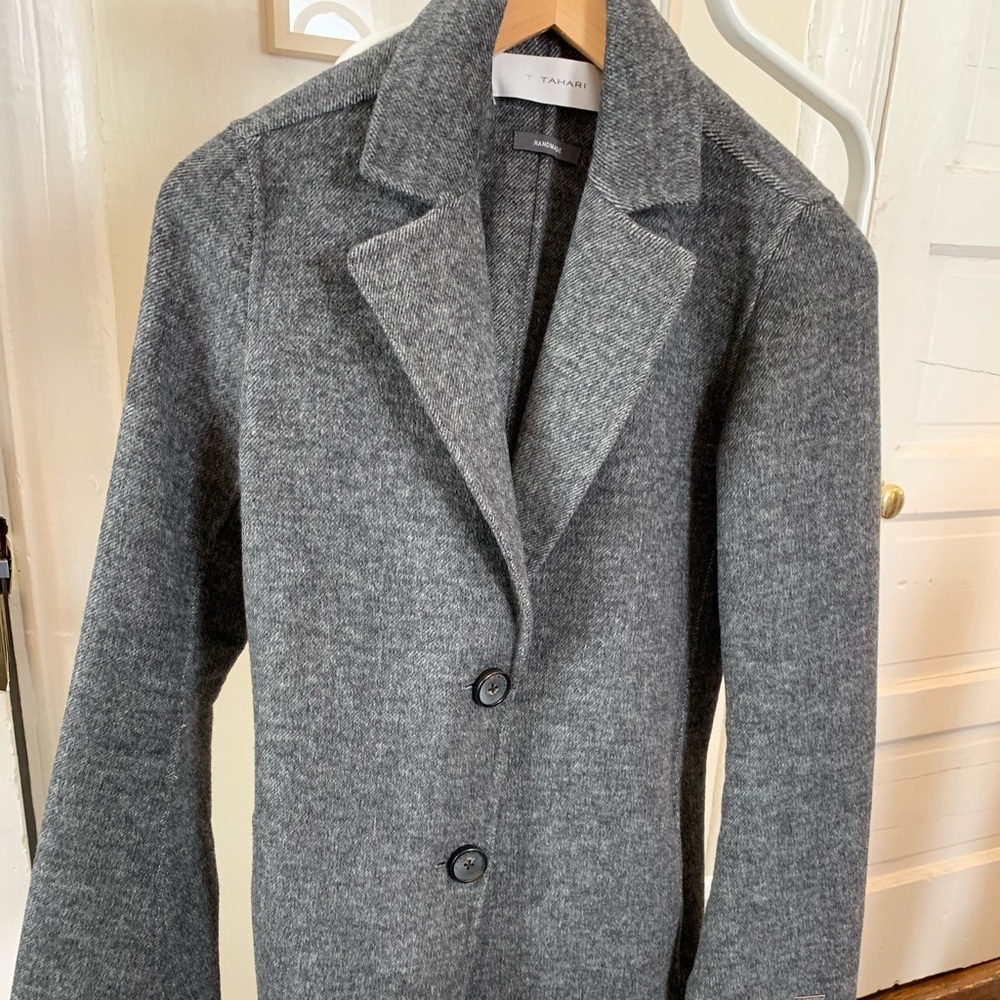 Lightweight Wool Bend TAHARI Top Coat (Handmade)